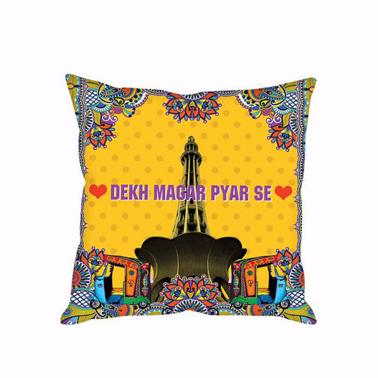 DEKH MAGAR PYAR SEY CUSHION COVER