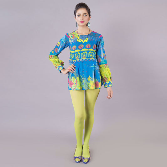 BARADARI PEBLUM SHIRT