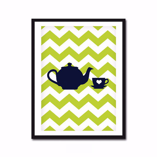 CHEVRON SET -TEACUP SET POSTER