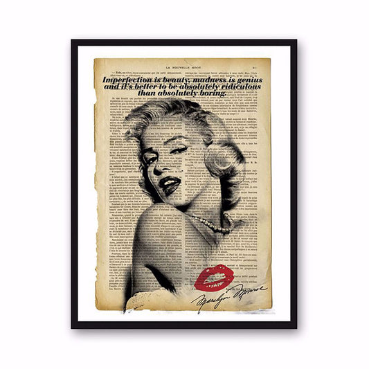 MARILYN MONROE QUOTE POSTER - SKIN