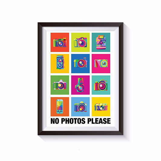 NO PHOTOS PLEASE POSTER