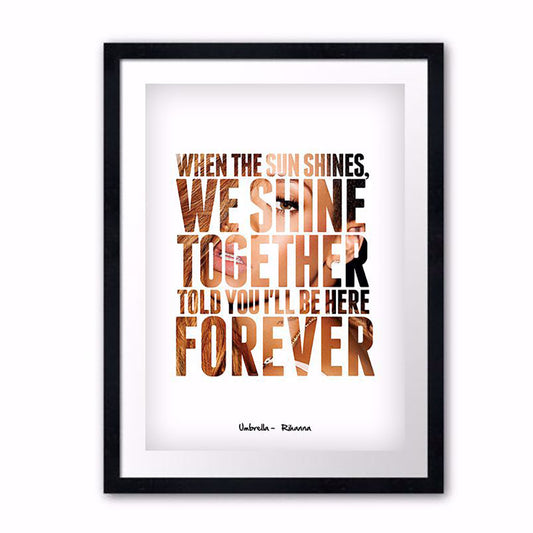 RIHANNA - UMBRELLA POSTER