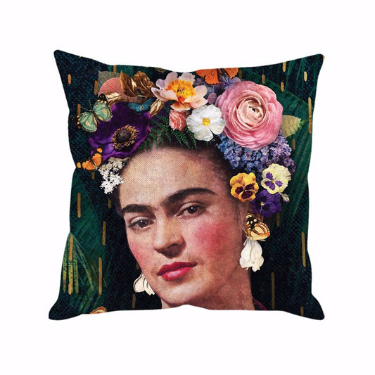 BOHO FRIDA KAHLO CUSHION COVER