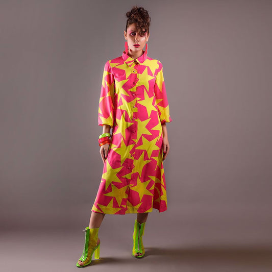 STARRY EYED SURPRISE BUTTON DOWN SHIRT