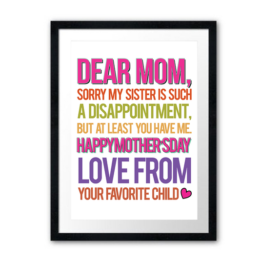 FAVORITE CHILD POSTER