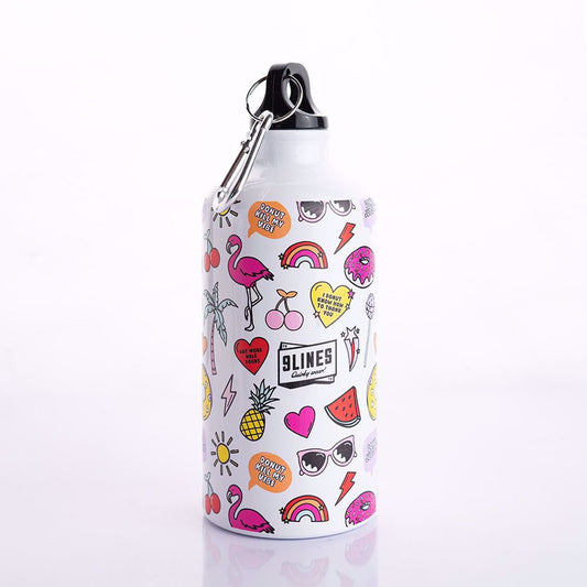 DONUT KILL MY VIBE WATER BOTTLE - PINK