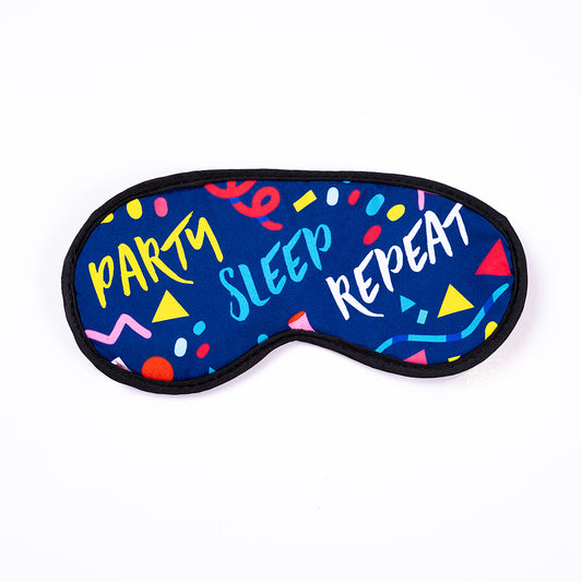 PARTY SLEEP REPEAT EYE MASK