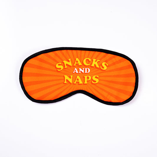 SNACKS AND NAPS EYE MASK
