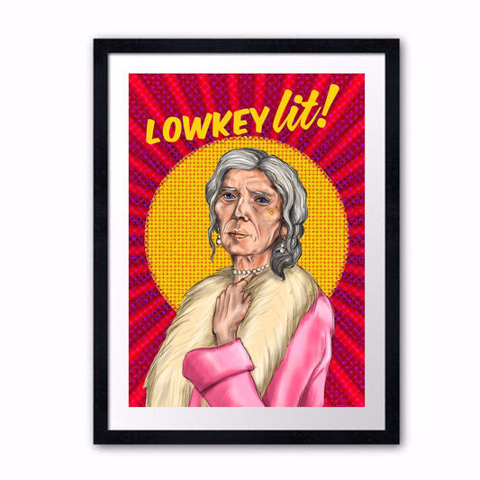LOWKEY LIT - FATIMA JINNAH POSTER