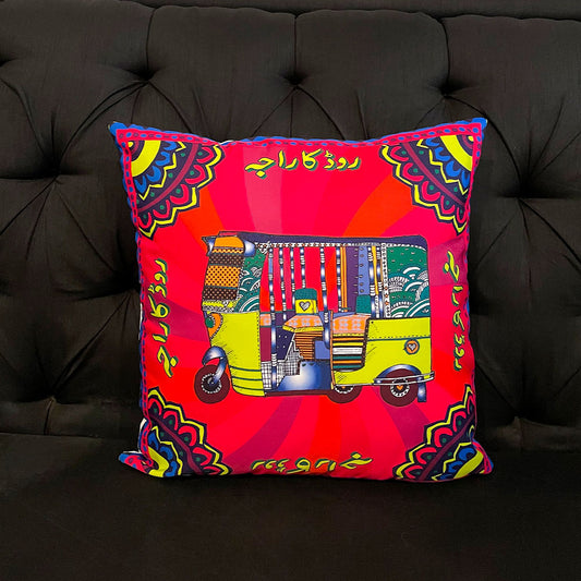 ROAD KA RAJA CUSHION COVER
