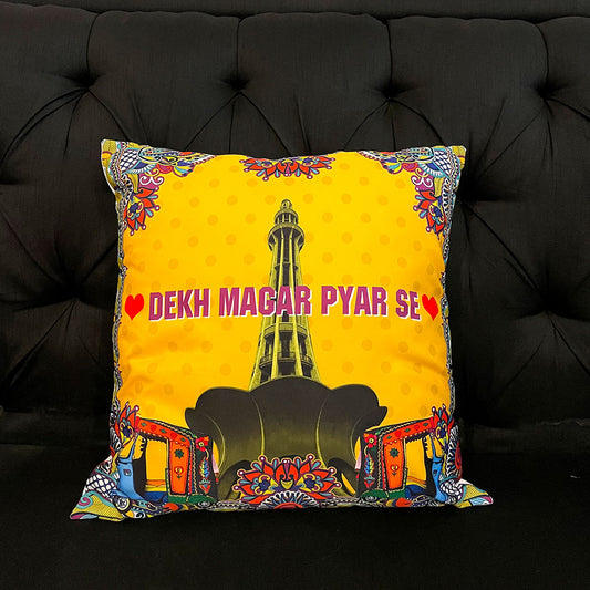 DEKH MAGAR PYAR SEY CUSHION COVER