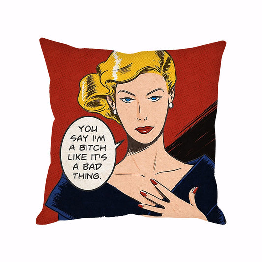 BAD THING CUSHION COVER