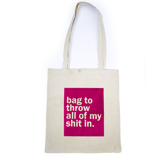 HOT MESS CANVAS TOTE BAG
