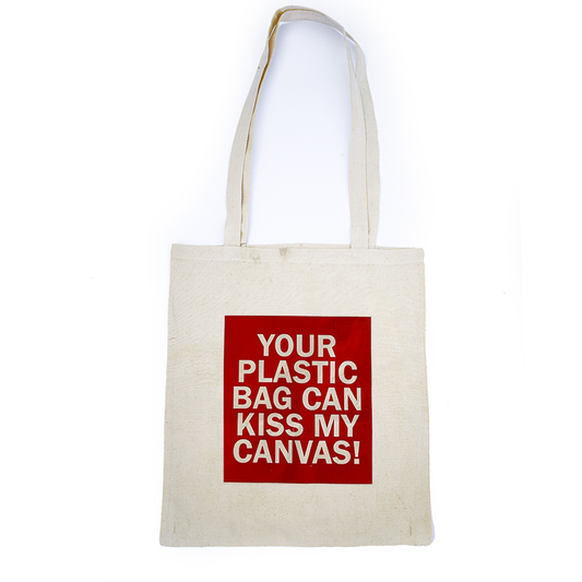 KISS MY CANVAS TOTE BAG