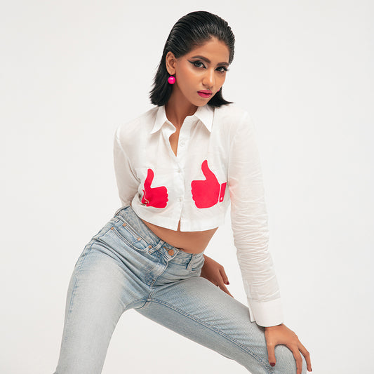 GIVE ME LIKES CROP TOP