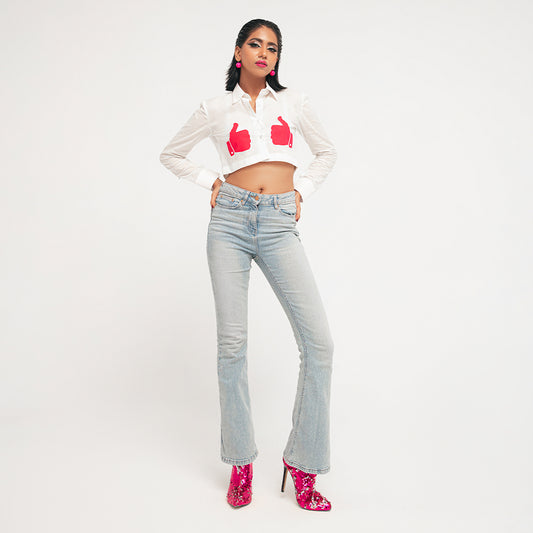 GIVE ME LIKES CROP TOP