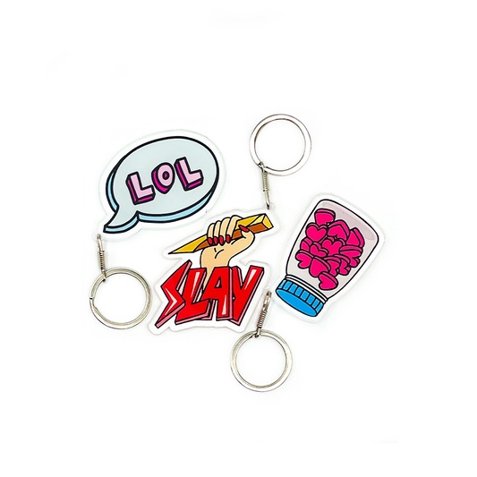 KEY TO SLAY KEY RINGS SET