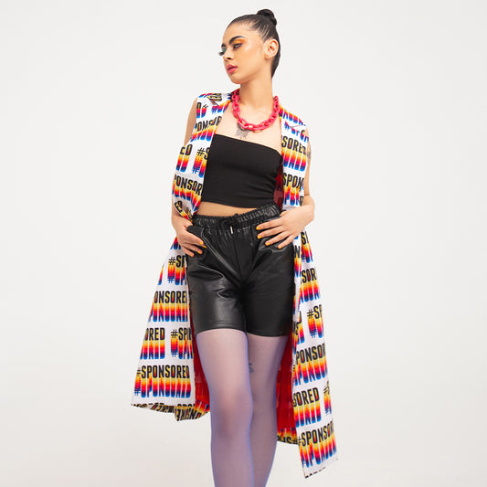 HASHING IT OUT LONG VEST