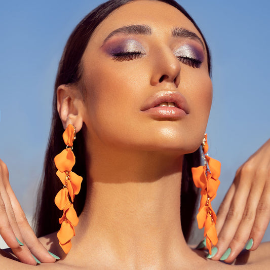 PUMPKIN SPICE DROP EARRINGS