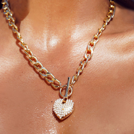 PIXEL HEART NECKLACE