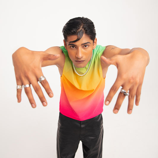 NEON REBEL SLEEVLESS SHIRT