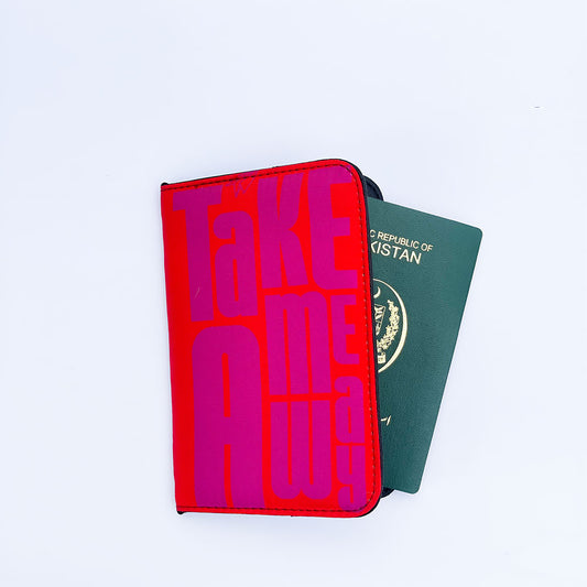 TAKE ME AWAY PASSPORT COVER