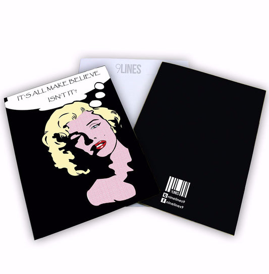 MARILYN MONROE FILE FOLDER - BLACK