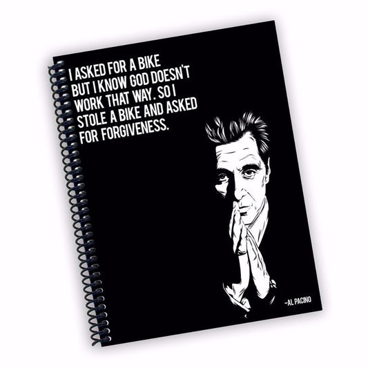 AL PACINO NOTEBOOK