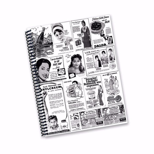 VINTAGE PAKISTANI ADS NOTEBOOK