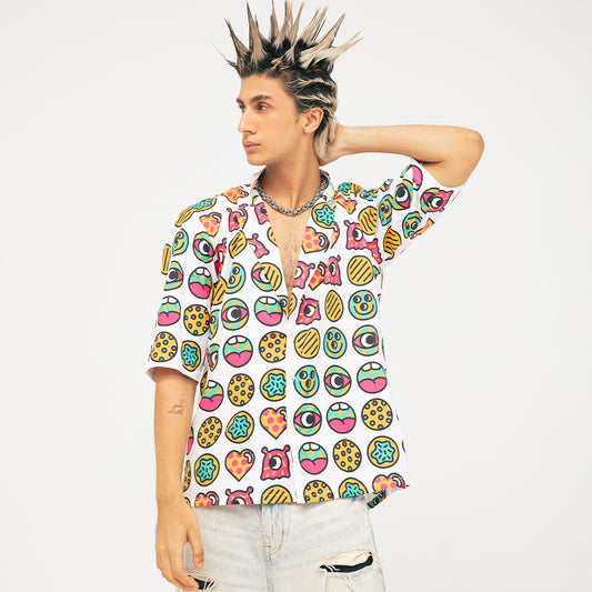 STICKER SHOCK BUTTON DOWN SHIRT