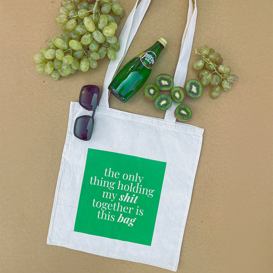 HOT MESS CANVAS TOTE BAG