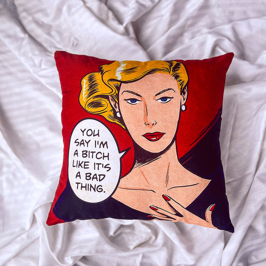 BAD THING CUSHION COVER