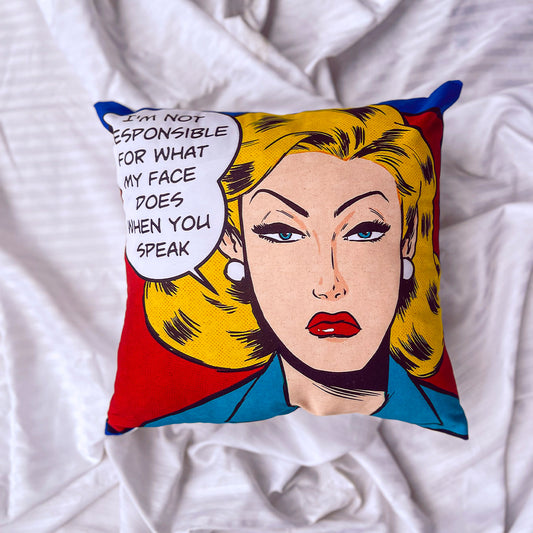 DON'T SPEAK CUSHION COVER
