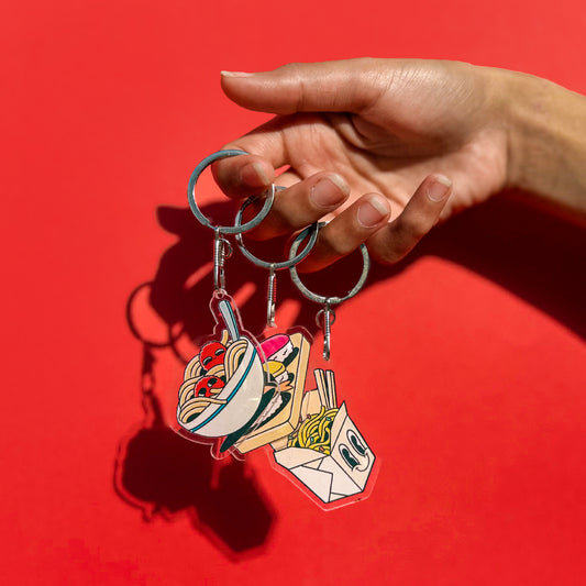 EAT YOUR HEART OUT KEY CHAIN SET