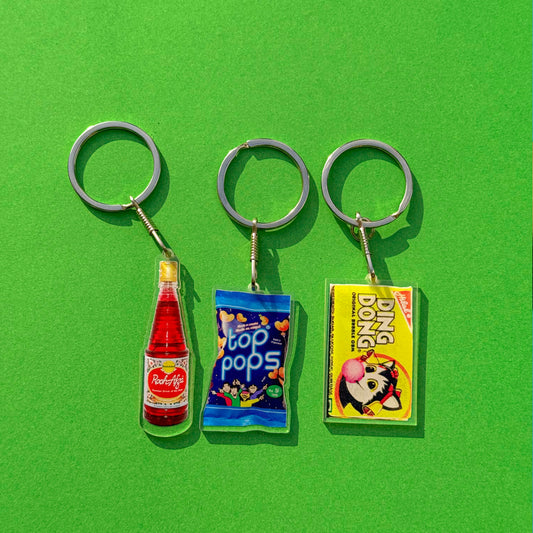 90'S KID STARTER PACK KEY CHAIN SET