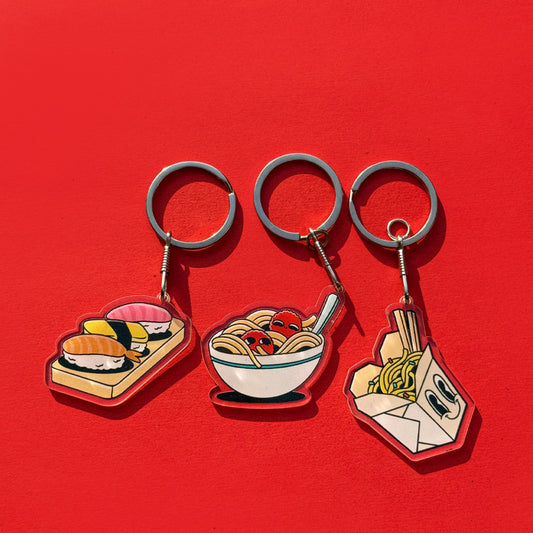 EAT YOUR HEART OUT KEY CHAIN SET