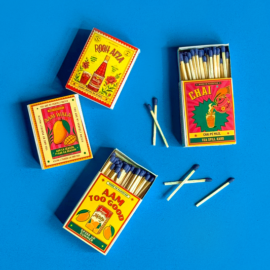 'DIL SE DESI' MATCH BOXES ( PACK OF FOUR)