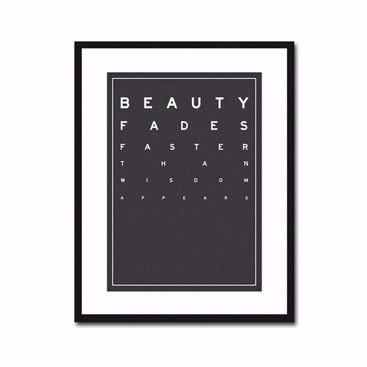 BEAUTY FADES POSTER