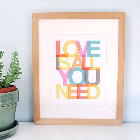 LOVE IS ALL YOU NEED - POSTER