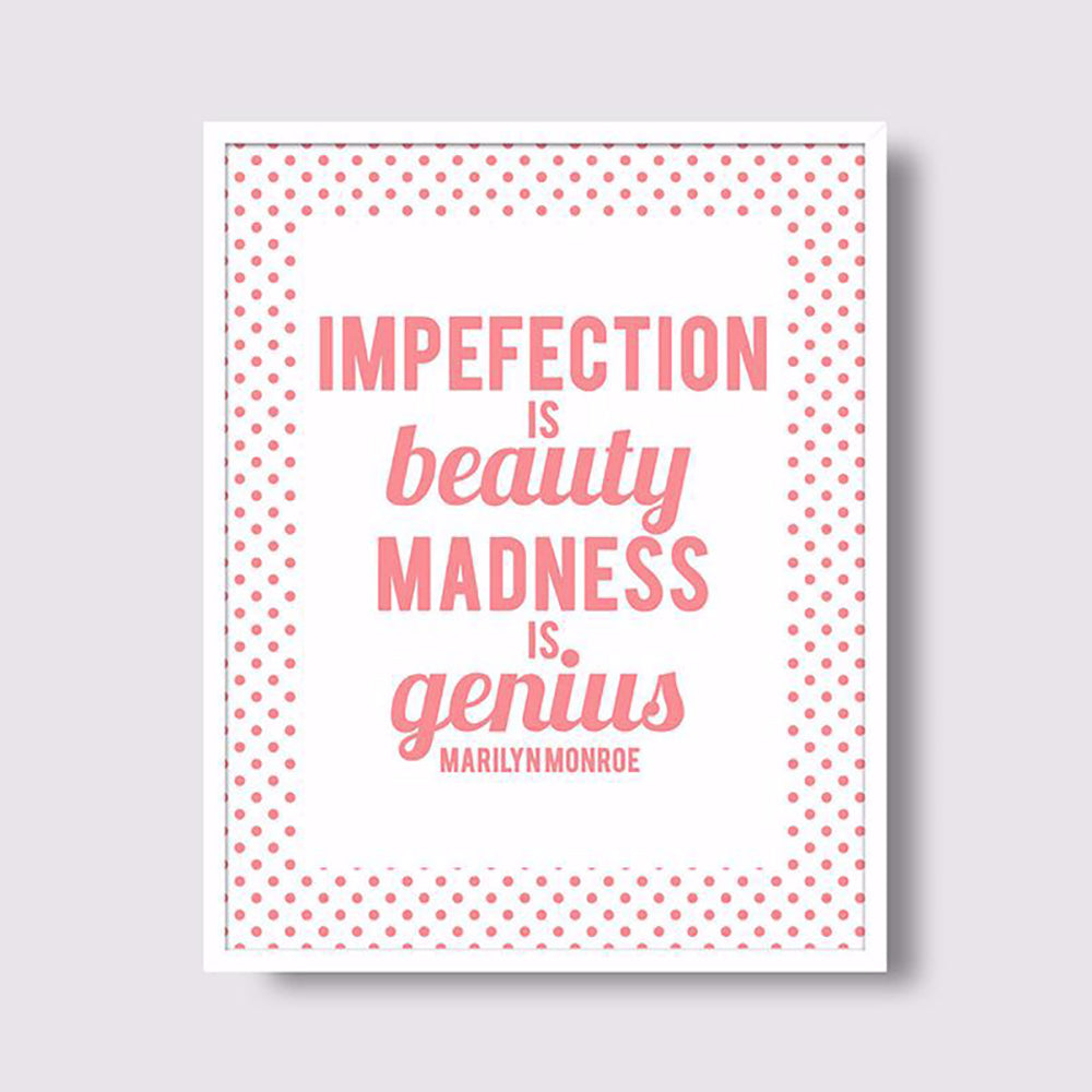 MADNESS IS GENIUS POSTER