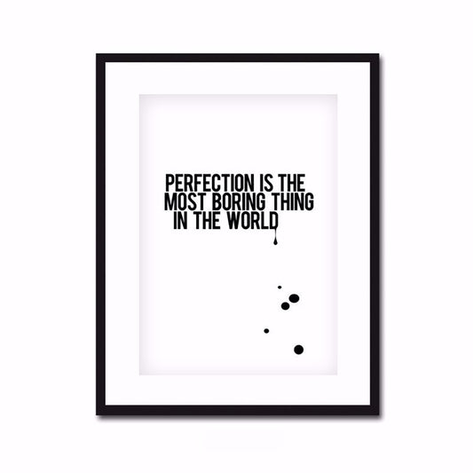 PERFECTION POSTER