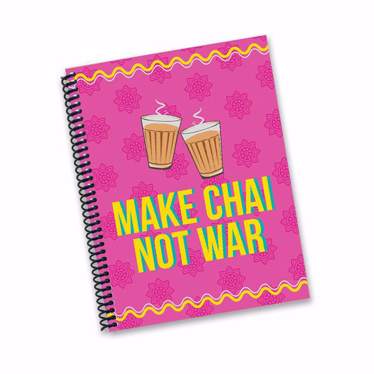 MAKE CHAI NOT WAR NOTEBOOK