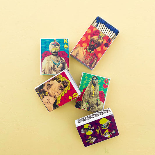 QUIRKY ROYALS MATCH BOXES (PACK OF FIVE)