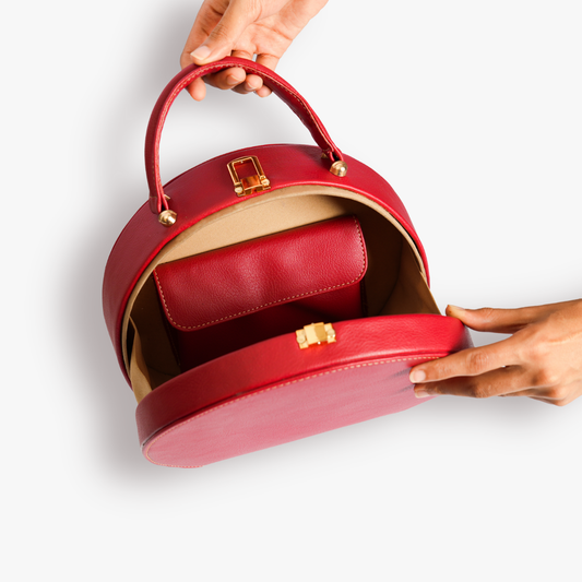 ATTENTION PLEASE ROUND BRIEFCASE
