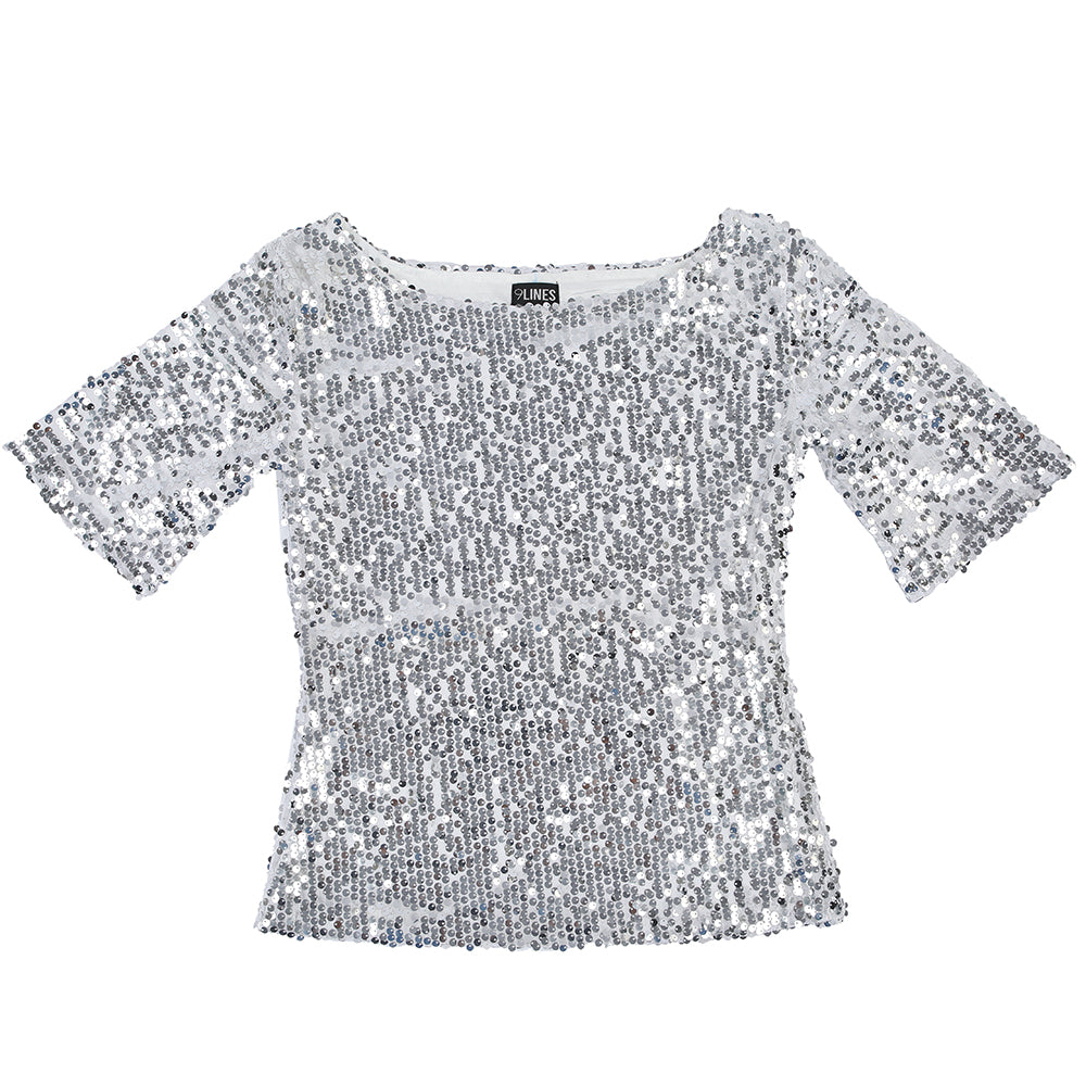 CAN'T STOP WONT STOP SEQUIN TOP