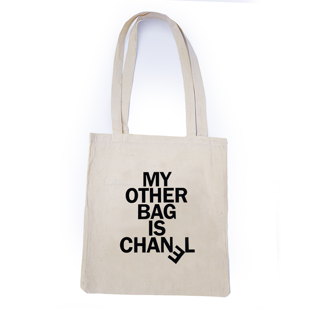CHANEL WANNABE CANVAS TOTE BAG