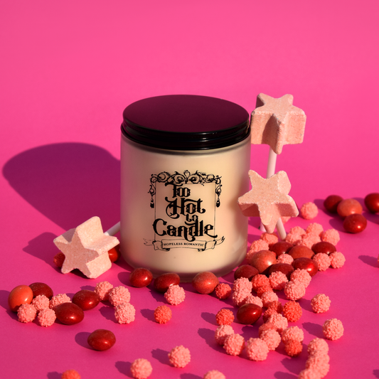 PINK SUGAR CRYSTALS SCENTED CANDLES