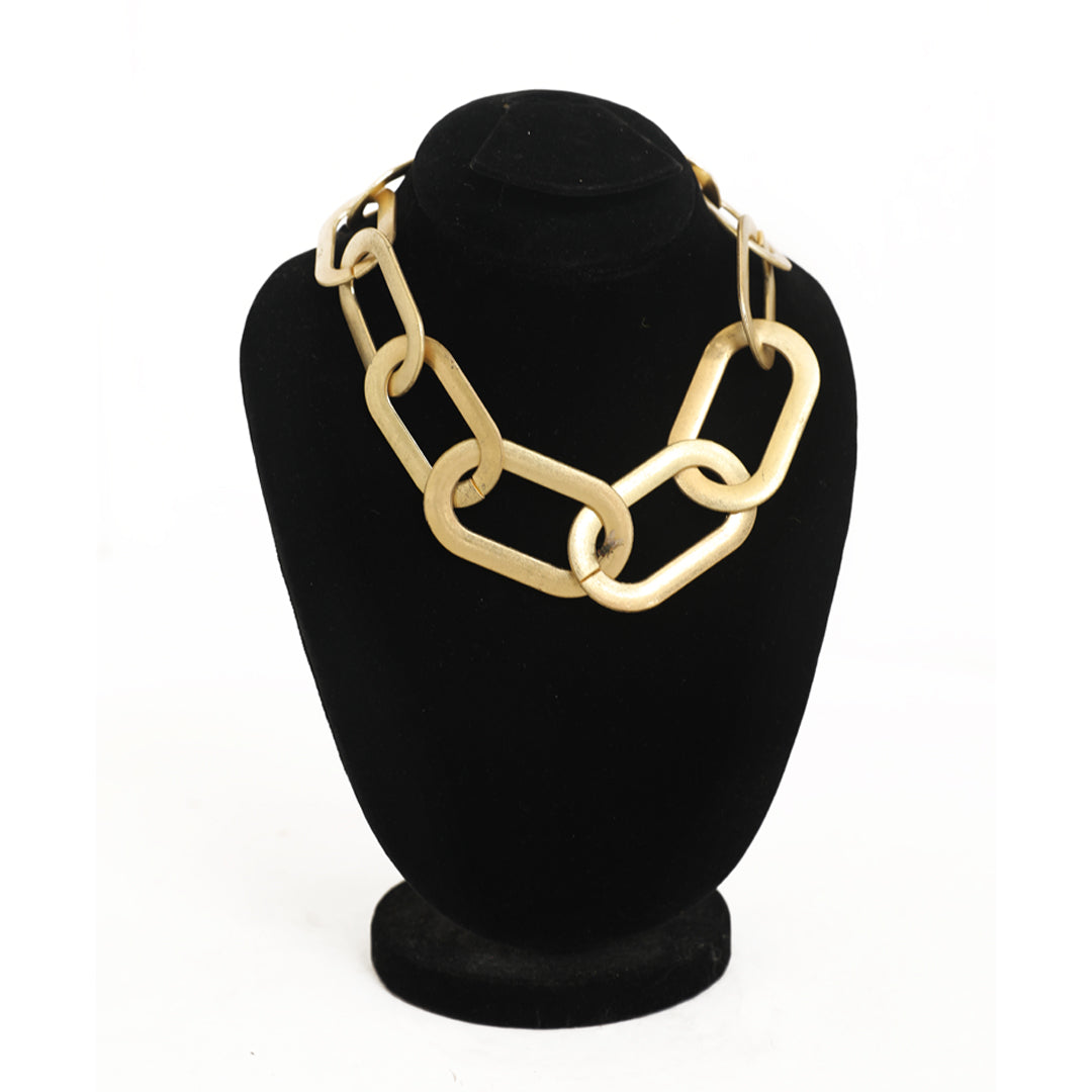 CELEBRITY BUSINESS CHUNKY GOLD CHAIN NECKLACE