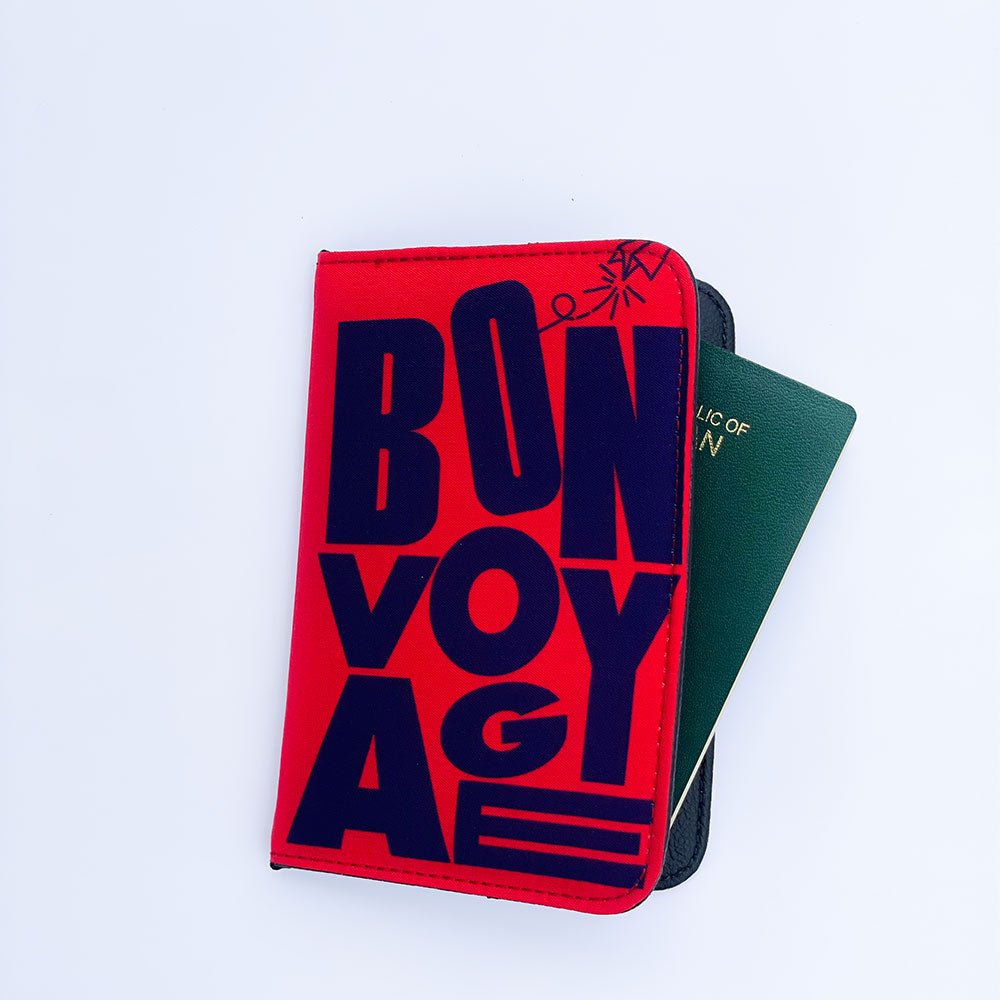 ‘BON VOYAGE’ PASSPORT COVER