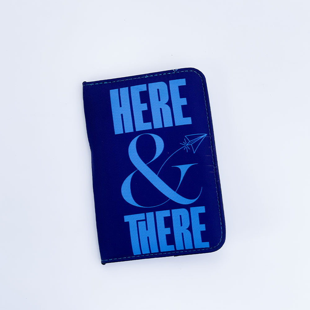 ‘HERE AND THERE’ PASSPORT COVER